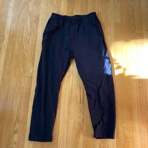 Uniqlo Washed Jersey Ankle Pants